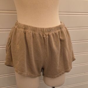 SAMI MIRO VINTAGE Tan Athletic Shorts